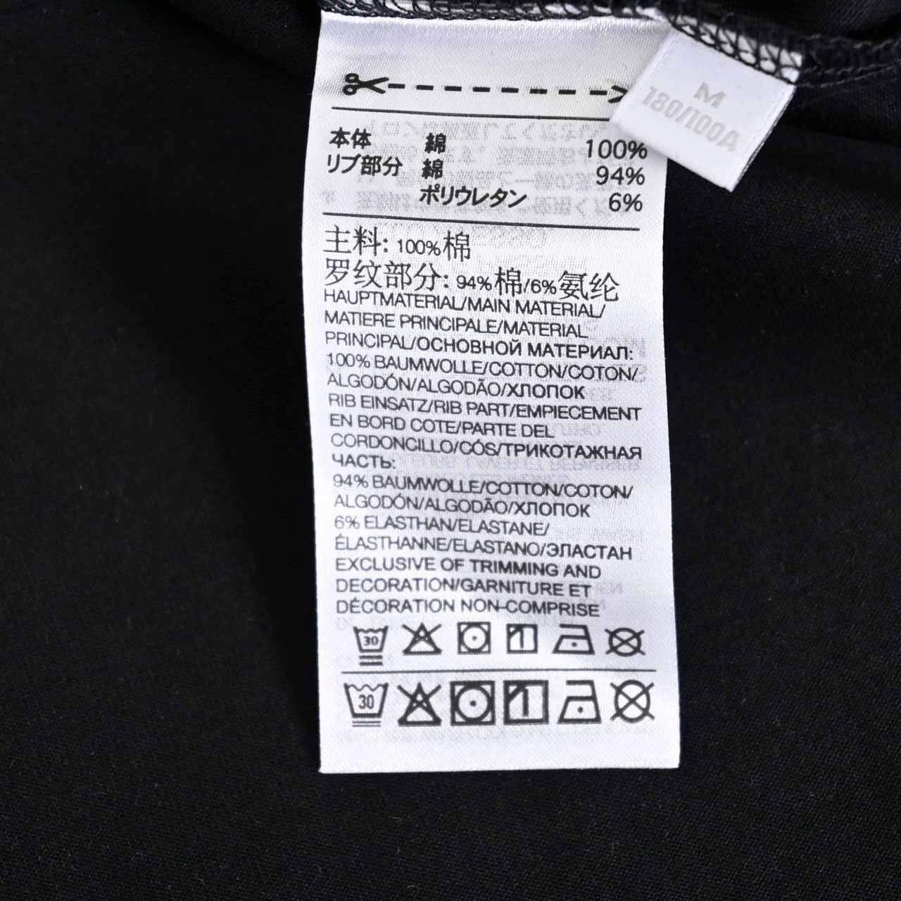 ワイスリー Y-3 クルーネック長袖Ｔシャツ H44800 ブラック AW メンズ