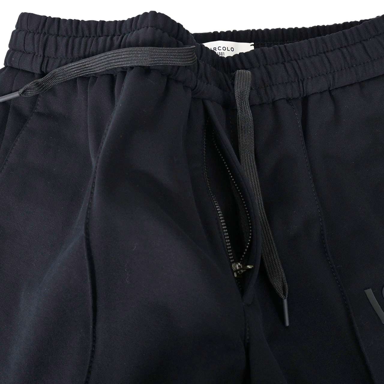 チルコロ CIRCOLO 1901 イージーパンツ PANTALONE JOGGING CN4053 001 ブラック AW メンズ