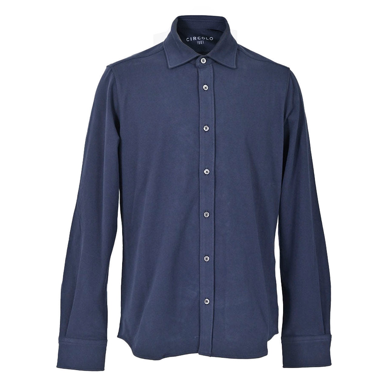 チルコロ CIRCOLO 1901 カジュアルシャツ CAMICIA JERSEY TC CN4036 BLU NOTTE 851 ネイビー AW メンズ