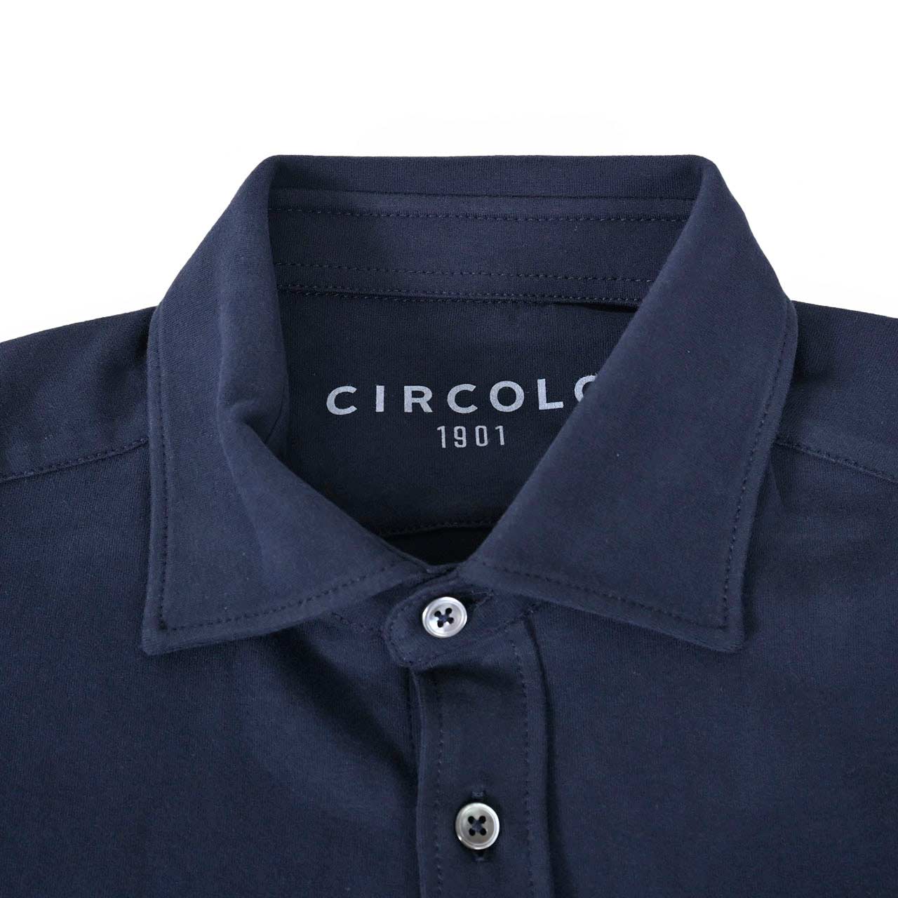 チルコロ CIRCOLO 1901 カジュアルシャツ CAMICIA JERSEY TC CN4036 BLU NOTTE 851 ネイビー AW メンズ