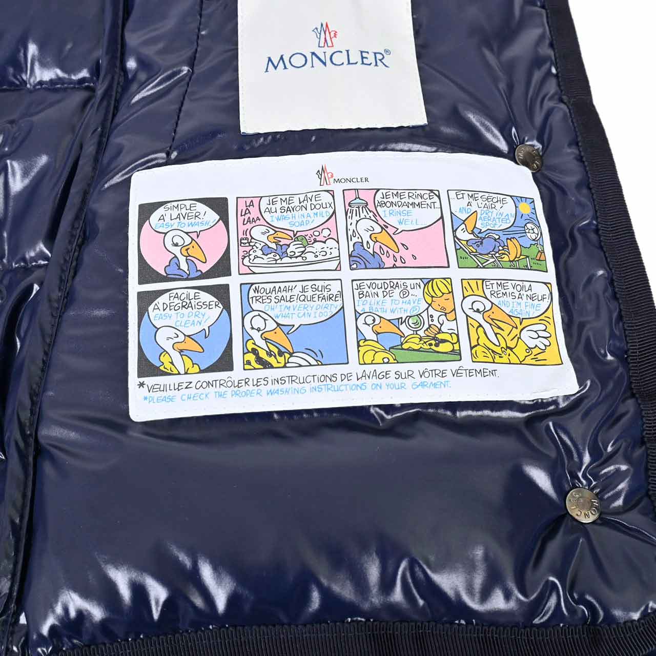 モンクレール MONCLER ダウンジャケット ARMOISE 742 ネイビー  レディース