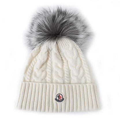 モンクレール MONCLER ニット帽 D20909960410 ホワイト  メンズ レディース