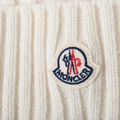 モンクレール MONCLER ニット帽 D20909960410 ホワイト  メンズ レディース