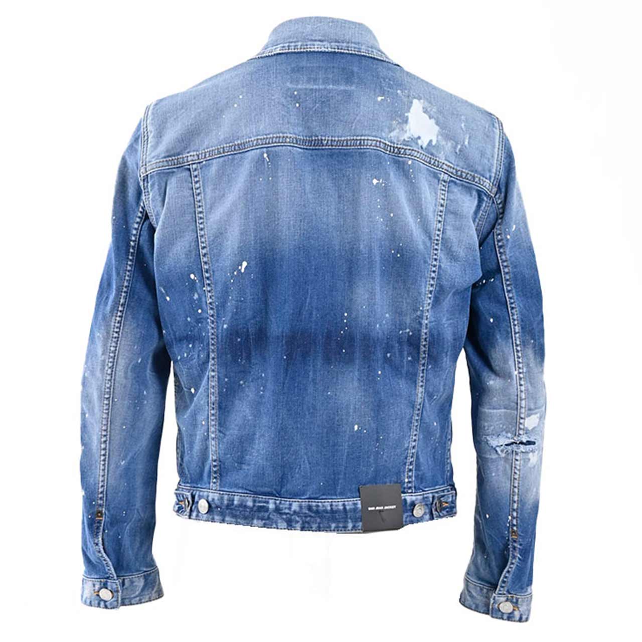 ディースクエアード DSQUARED2 デニムジャケット S74AM1463 S30789 Dan Jean Jacket 470 ブルー 2024春夏 メンズ