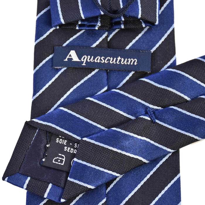 アクアスキュータム ネクタイ AQUASCUTUM ブルー 443 1